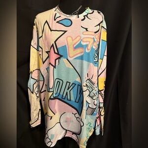 Reason Pastel Graphic Long Sleeve Tee